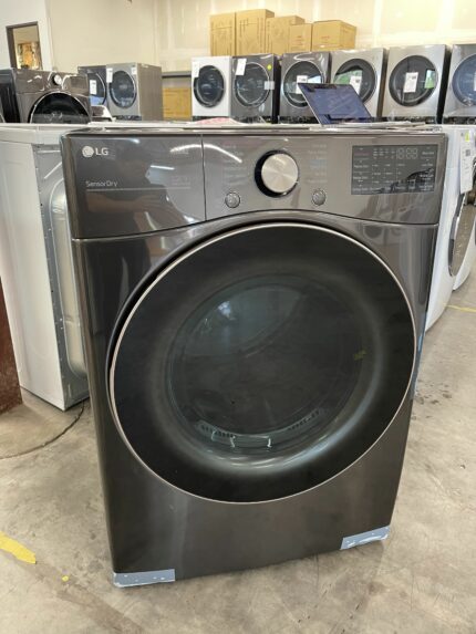 7.4 cu. ft. Ultra Large Capacity Smart wi-fi Enabled Front Load Electric Dryer with TurboSteam? and Built-In Intelligence