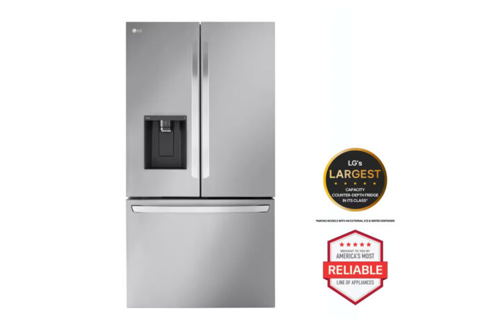 36-inch Wide Counter-Depth MAX™ Refrigerator – 26 cu. ft. – LRFXC2606S